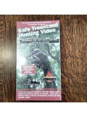 National Bowhunter Education Safe Treestand Hunting VHS Video Tape New Gorilla